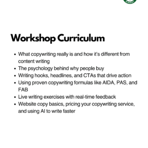 Copywriting For Business Growth Workshop - Image 3