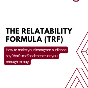 The Relatability Formula (TRF) - Video Training