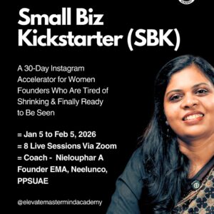 Small Biz Kickstarter (SBK) - Group Coaching Program